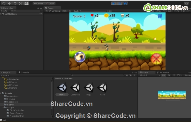 Little Hero,source code game unity,unity,source game,source code,game unity